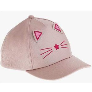 CLEARANCE Elli by Capelli Star Kitty Faux Leather Baseball Hat with 3D Ears